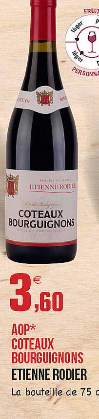 aop coteaux bourguignons etienne rodier