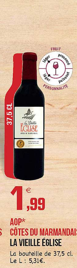 Aop Côtes Du Marmandais La Vieille église