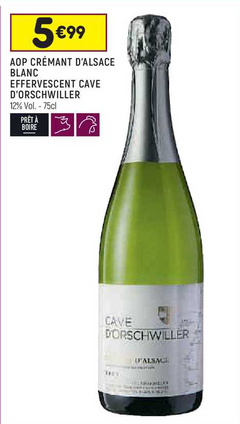 aop crémant d'alsace blanc effervescent cave d'orschwiller