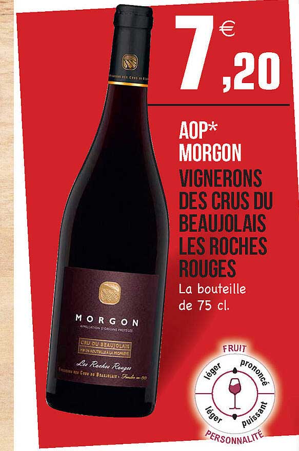 aop morgon vignerons des crus du beaujolais les roches rouges