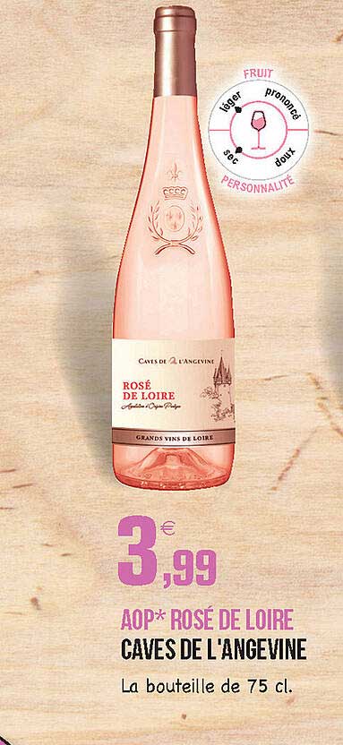 aop rosé de loire caves de l'angevine