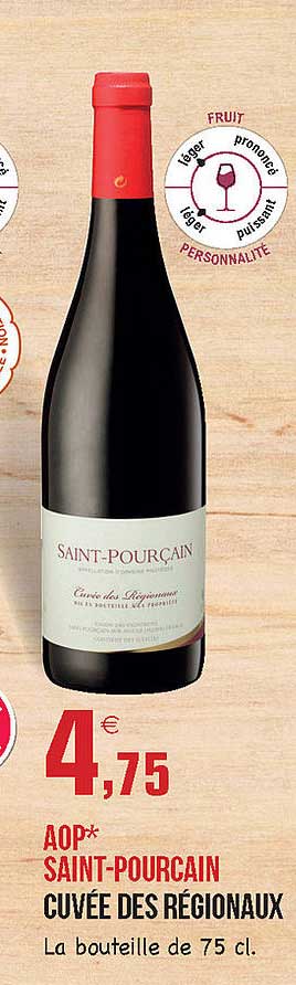 aop saint-pourcain cuvée des régionaux
