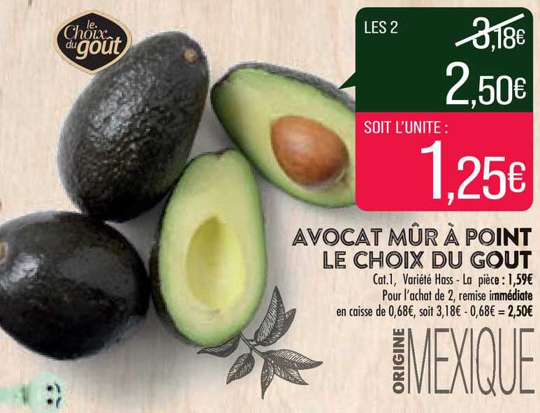 avocat mûr à point le choix du goût