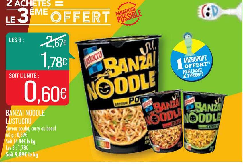 banzaï noodle lustucru