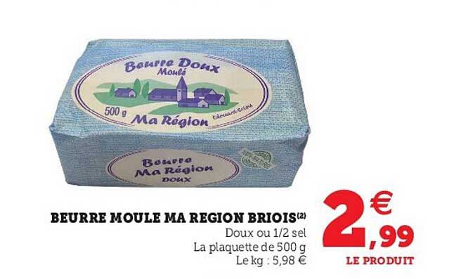 beurre moule ma région briois