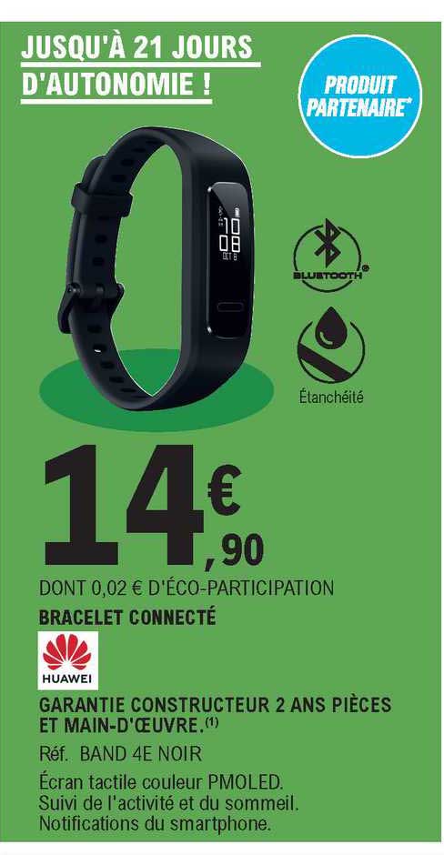 bracelet connecté huawei