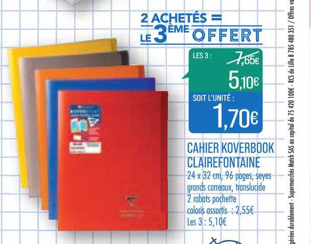 Cahier Koverbook Clairefontaine