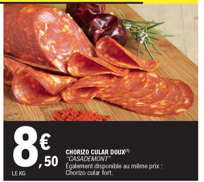 chorizo cular doux "casademont"