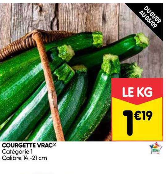 Courgette Vrac