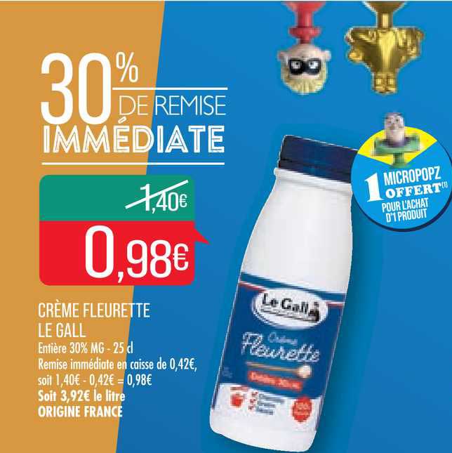 crème fleurette le  gall