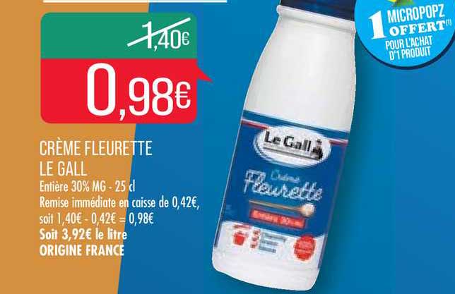 crème fleurette le gall
