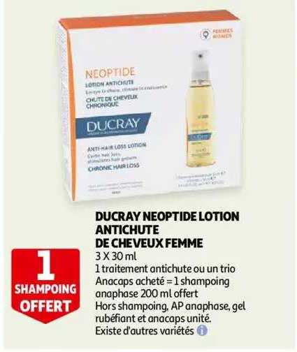 ducray neotpide lotion antichute de cheveux femme