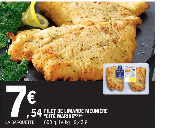 filet de limande meunière "cité marine"