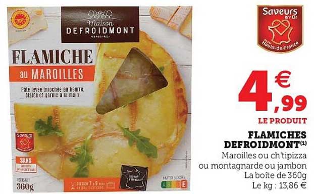 Flamiches Defroidmont