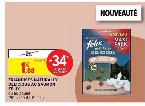 friandises naturally delicious au saumon félix
