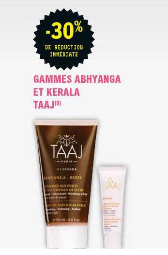 gamme abhyanga et kerala taaj