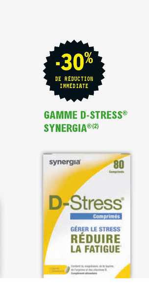 Gamme D-stress Synergia