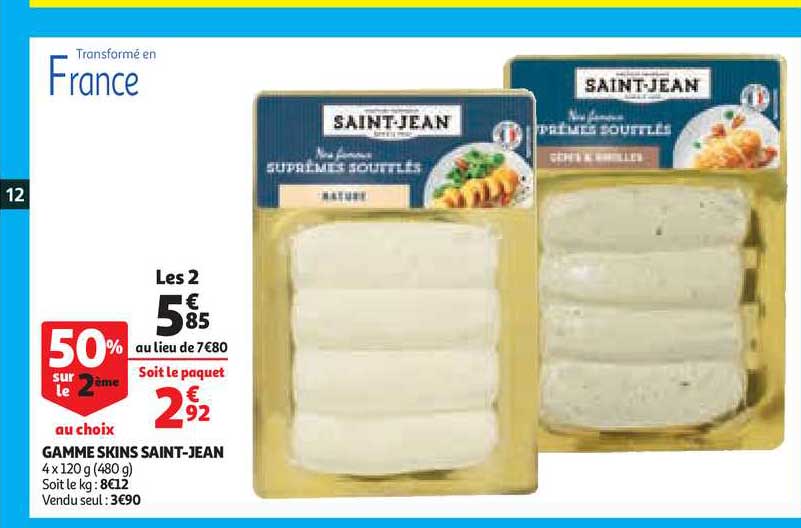 gamme skins saint-jean