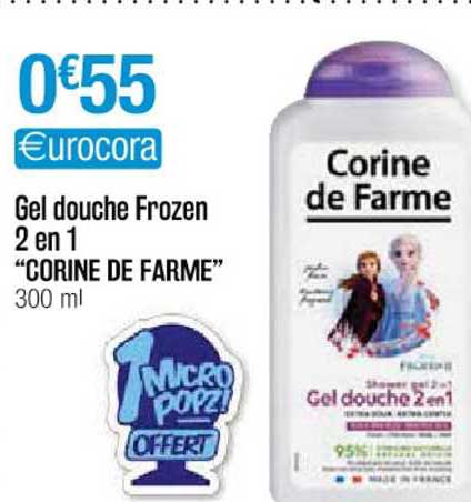 gel douche frozen 2 en 1  "corine de farme"