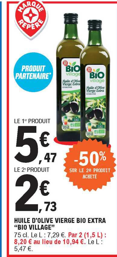 Huile D'olive Vierge Bio Extra "bio Village"