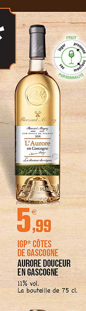 igp côtes de gascogne aurore douceur en gascogne