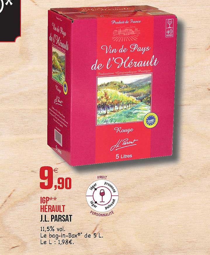 Igp Hérault J.l. Parsat