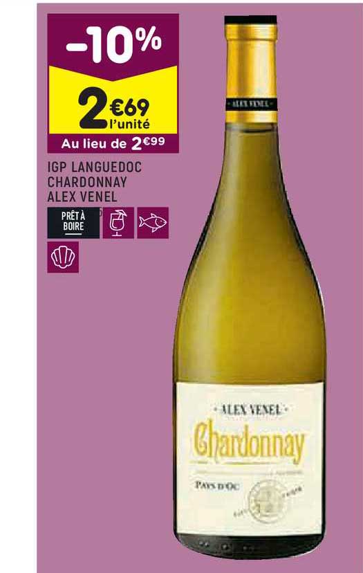 Igp Languedoc Chardonnay Alex Venel