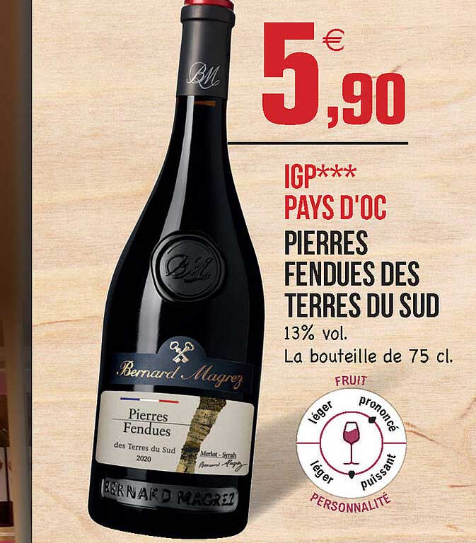 igp pays d'oc pierres fendues des terres du sud