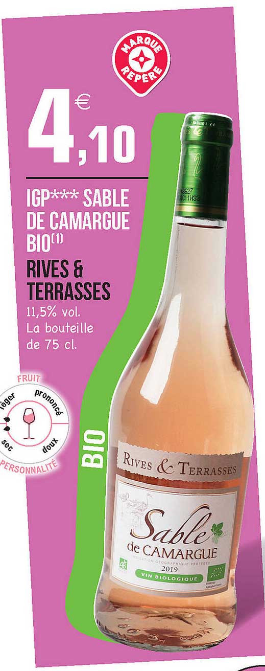 igp sable de camargue bio rives & terrasses