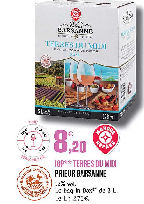 igp terres du midi prieur barsanne