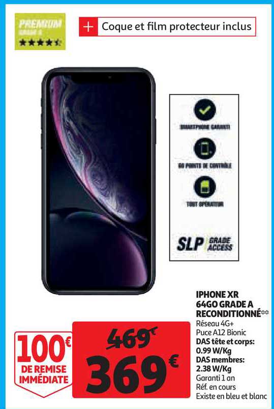 iphone xr 64go grade a reconditionné
