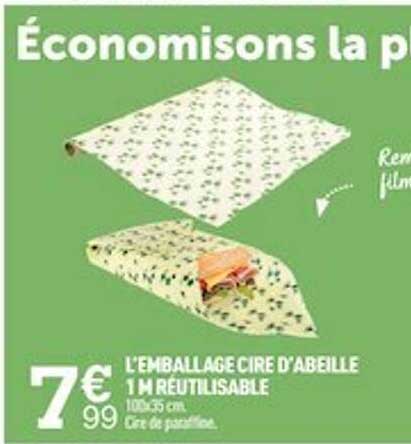 l'emballage d'abeille 1 m réutilisable