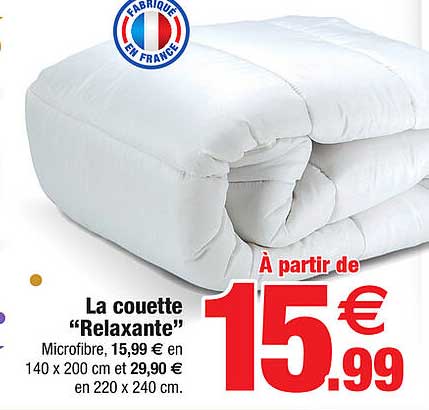 la couette "relaxante"