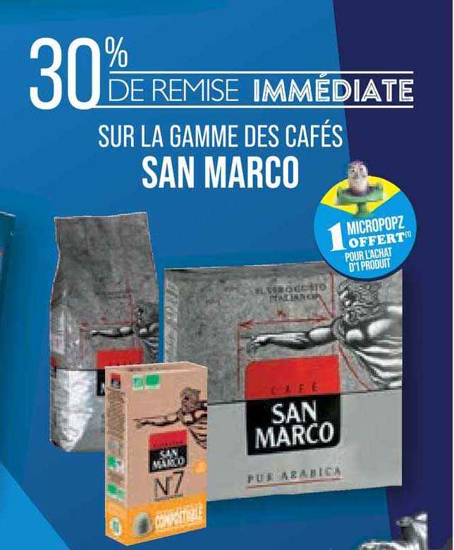 la gamme des cafés san marco