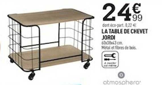 la table de chevet jordi