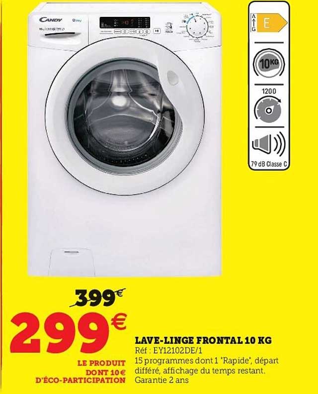 lave-linge frontal 10 kg