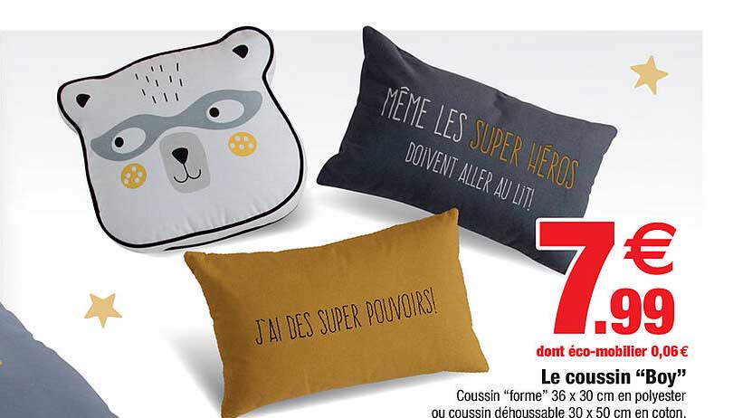 le coussin "boy"