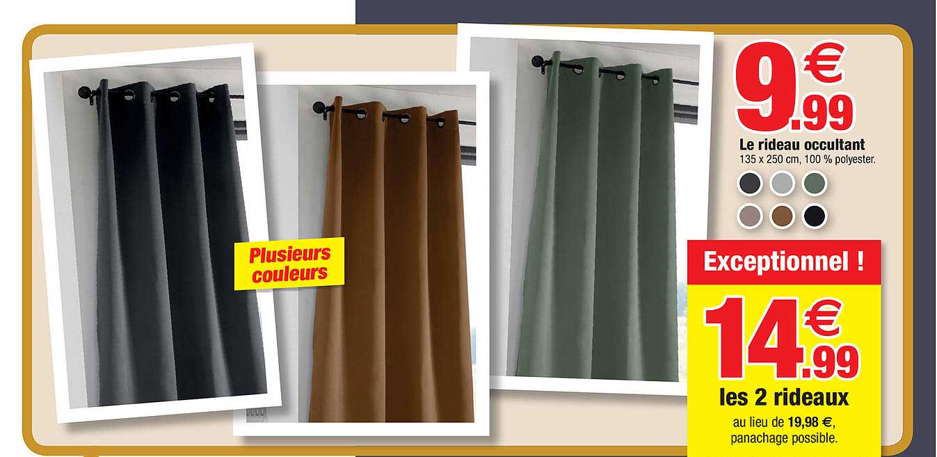 le rideaux occultant