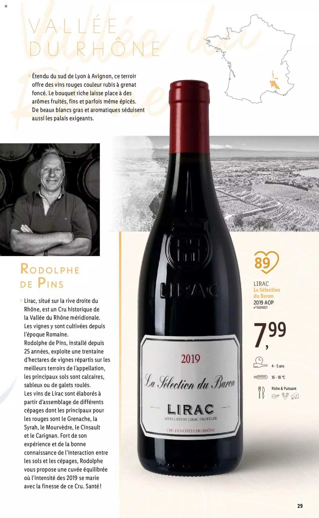 Lirac La Sélection Du Baron 2019 Aop