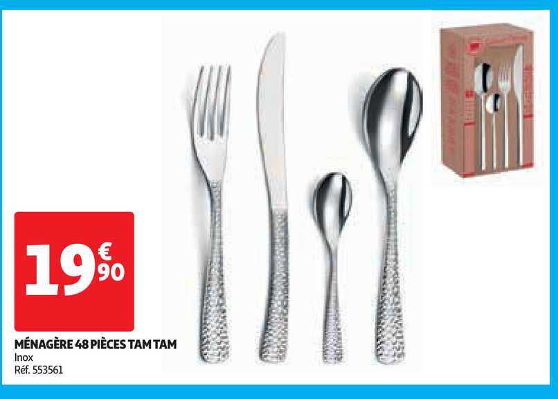 ménagère 48 pièces tam tam