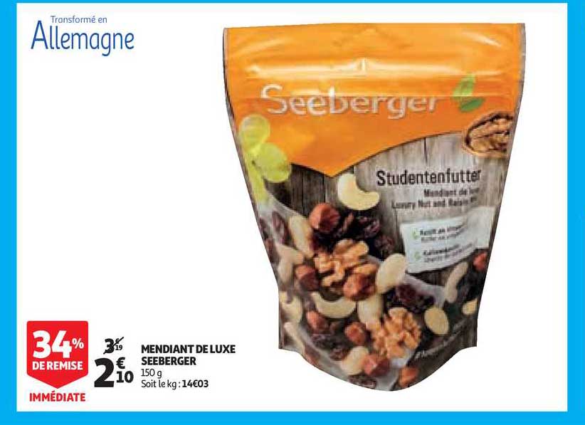 mendiant de luxe seeberger