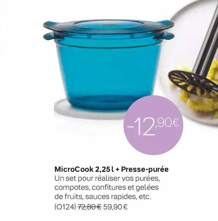 microcook 2.25l + presse-purée