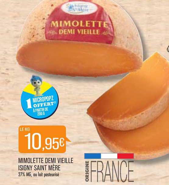 Mimolette Demi Vieille Isigny Saint Mère