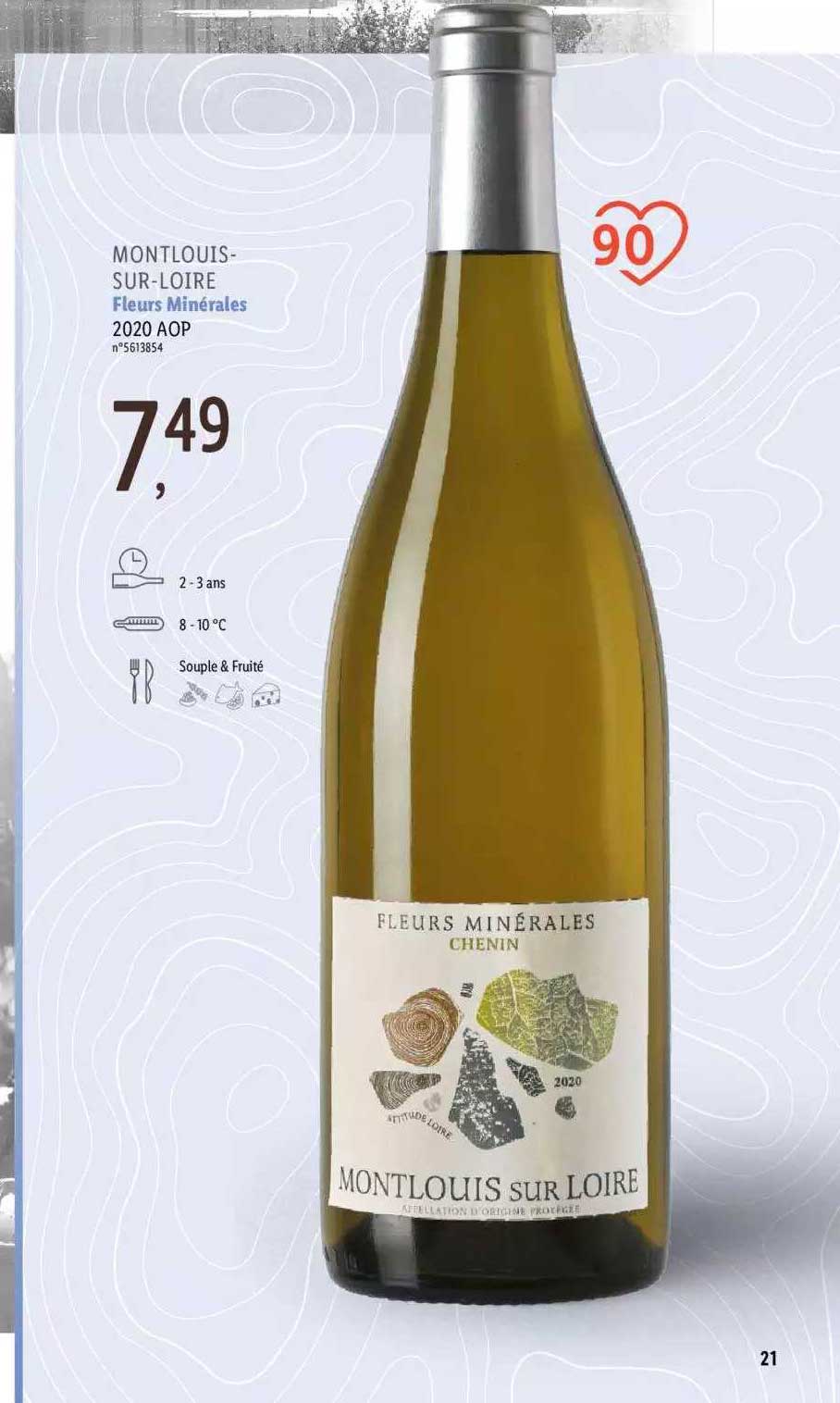 montlouis-sur-loire fleurs minérales 2020 aop