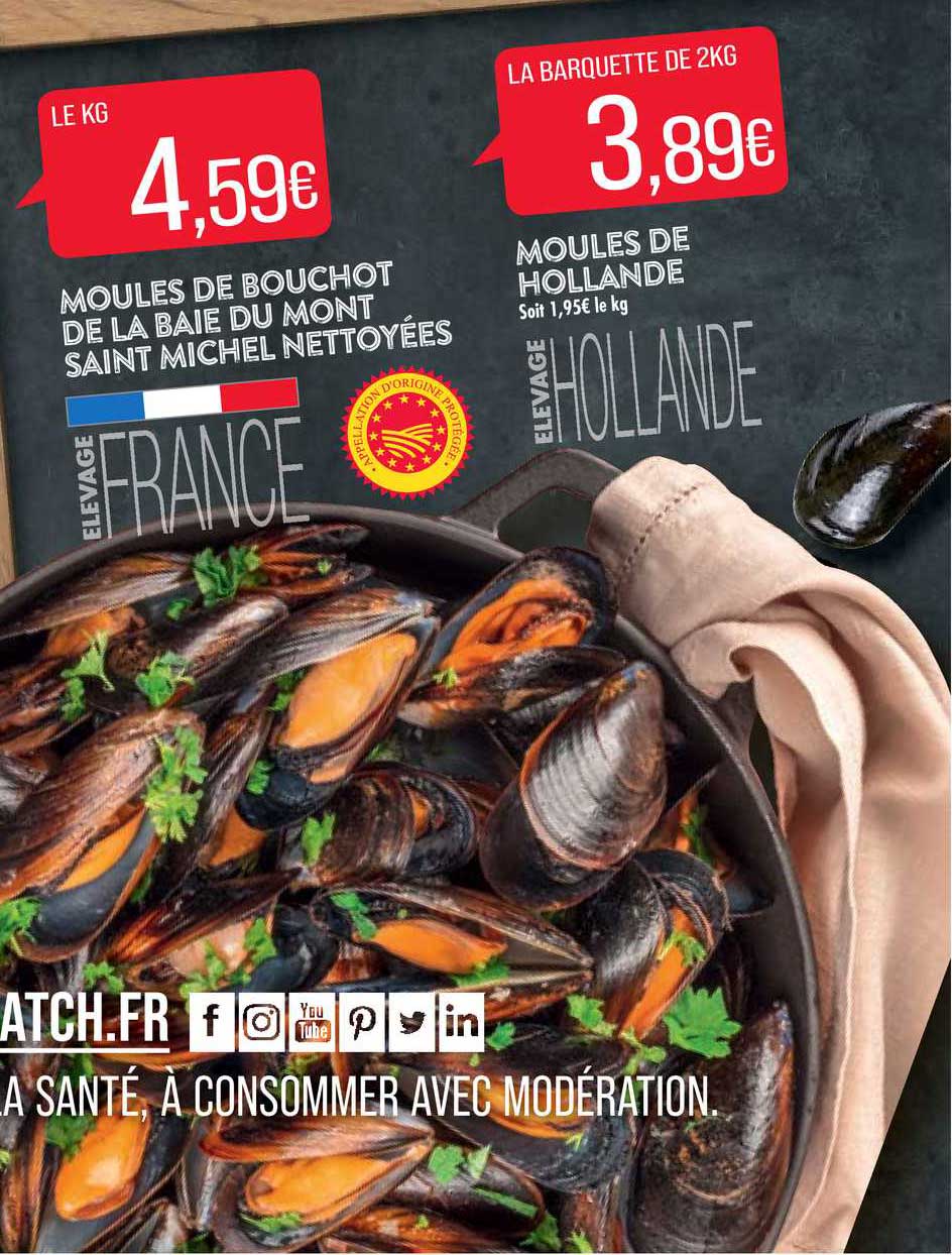 moules de bouchot de la baie du mont saint michel nettoyées, moules de holland