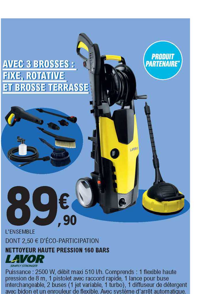 nettoyeur haute pression 160 bars lavor