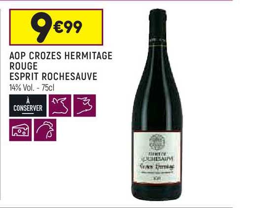 oap crozes hermitage rouge esprit rochesauve