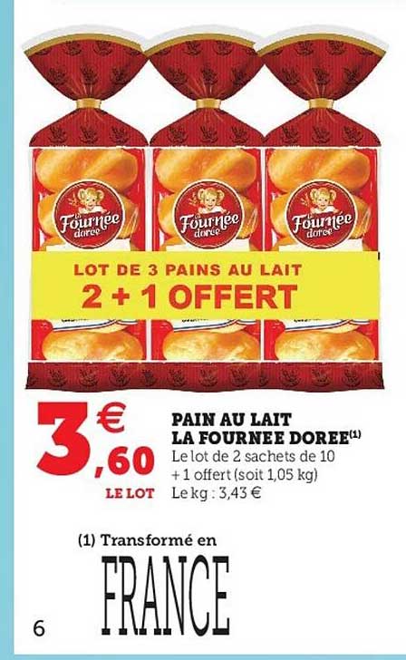 pain au lait la fournée dorée