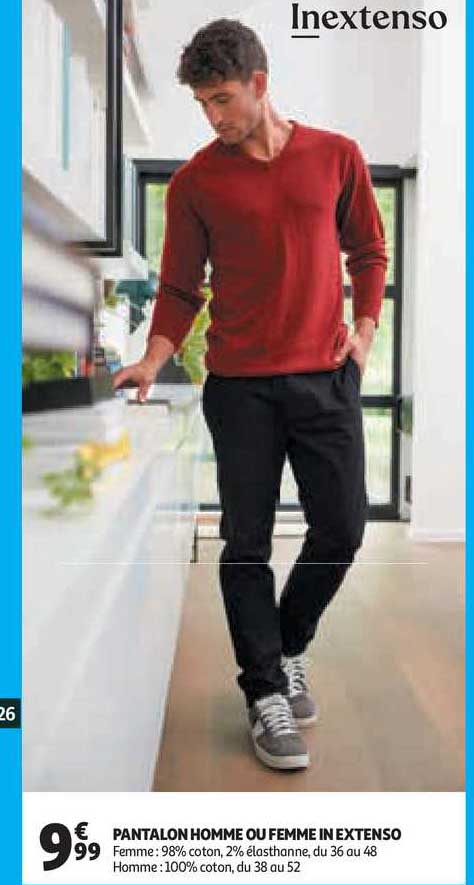 pantalon homme ou femme in extenso