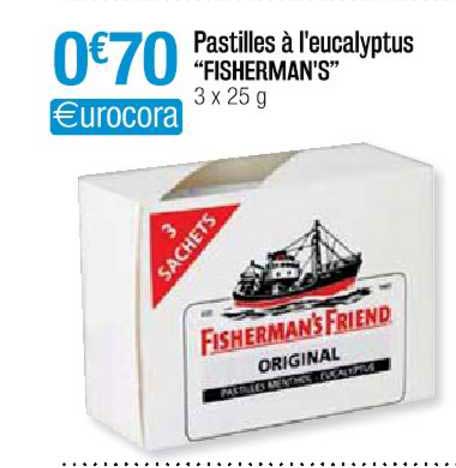pastilles à l'eucalyptus "fisherman's"
